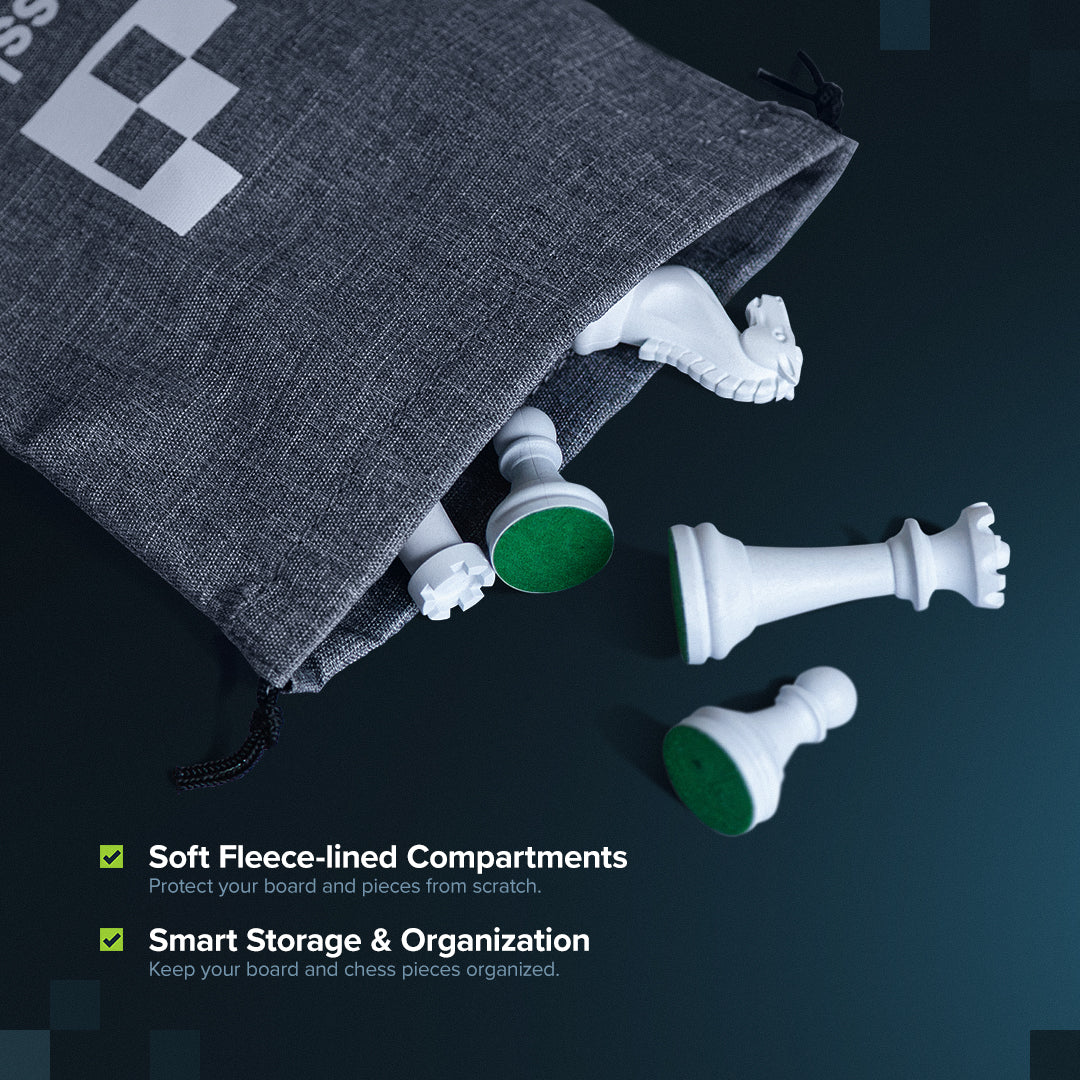 Carry Bag and Piece Sacks for ChessUp 2