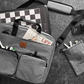 Premium ChessUp Carry Bag with multiple items. Top view.